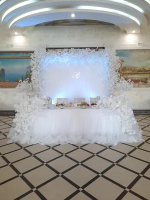 Оформление свадебного стола для гостей в пудровом стиле