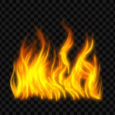 Реалистичное пламя горящего огня на черном фоне png реалистичный эффект  огня | Премиум PSD Файл