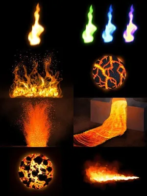Рисунок пламя карандашом - 60 фото