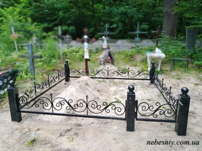 Кованая ограда для могилы №2078