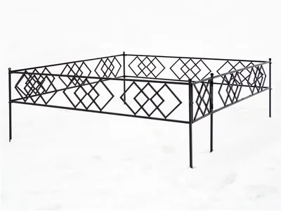Кованые оградки на могилу, ограды на кладбище: Кузница-МСК