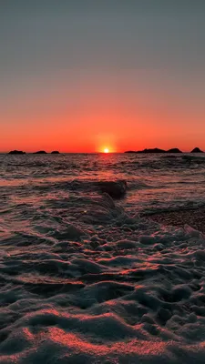 волны в океане на закате, красивые фотографии океана фон картинки и Фото  для бесплатной загрузки