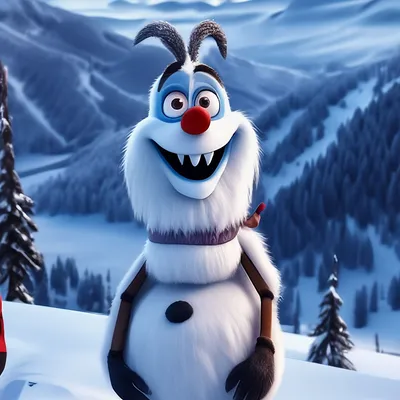 How to draw a snowman Olaf...Как нарисовать снеговика Олаф из \"Холодное  Сердце\" - YouTube
