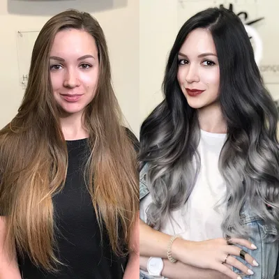 Окрашивание Ombre Hair (омбре, балаяж, растяжка цвета) - «Измениться, но не  кардинально? Привнести легкость в свой образ и освежить цвет волос? Омбре  на темные волосы средней длины.» | отзывы