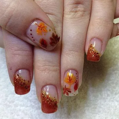 Осенний рисунок на ногтях. Осенний маникюр: дизайн ногтей - Рамблер/новости