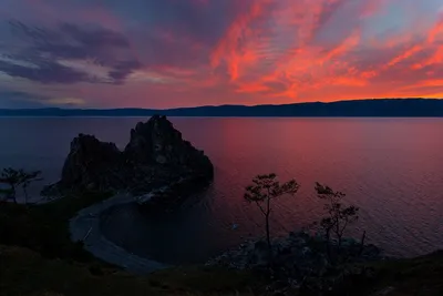 Закат на Байкале неповторимый, озеро Байкал фото — Байкал