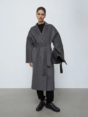 Купить Весеннее пальто - халат в интернет магазине | Артикул: F-20150-110-BG