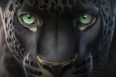 Пантера с зелеными глазами - 75 фото