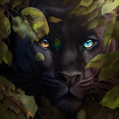 таинственный темно-серый или чёрный кот или пантера, прячущийся в тенях с  яркими зелеными глазами Иллюстрация штока - иллюстрации насчитывающей глаз,  темно: 238526096