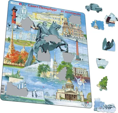 Citypuzzles \"Санкт-Петербург\" купить в СПБ | Цена на citypuzzles \" санкт-петербург\" в интернет-магазине int-games.ru