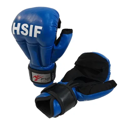 Перчатки для рукопашного боя FIGHT-1 HSIF синие купить оптом перчатки для рукопашного  боя в интернет-магазине.