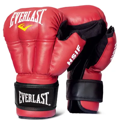 Перчатки для рукопашного боя Evelast HSIF кожаные красного цвета купить в  Новосибирске - в спортивном магазине экипировки для единоборств SPARTA  (СПАРТА)