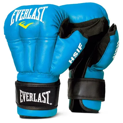 Купить Перчатки Everlast для рукопашного боя Blue в Москве |  интернет-магазин экипировки для единоборств и MMA Octagon-Shop.