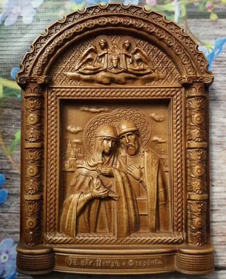 Икона Петра и Февронии Муромских - Мастерская Радонежъ