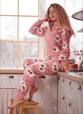 Женская пижама - комбинезон Family Look из хлопка купить по цене 1550 ₽ в  интернет-магазине KazanExpress