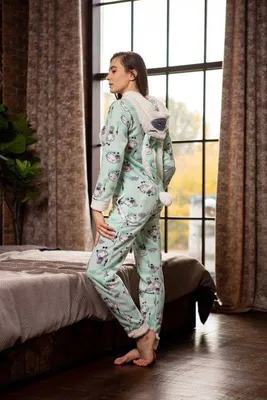 Женская Плюшевая пижама-комбинезон Teddy купить в онлайн магазине -  Unimarket