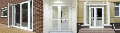 Входная пластиковая дверь в частный дом Белая (900×2100) SYT-5303-K-W -  Профиль-сервис