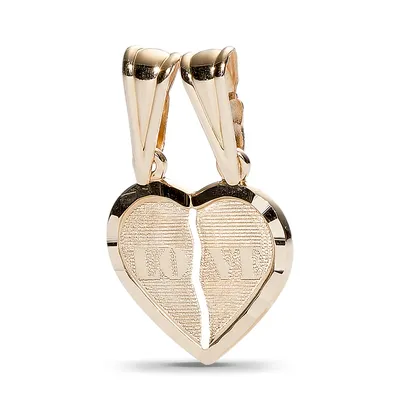 Парные кулоны для двоих влюбленных две половинки сердца LOVE  (ID#1337719069), цена: 89.69 ₴, купить на Prom.ua