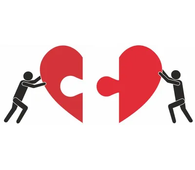 Две половинки сердца, на разных …» — создано в Шедевруме