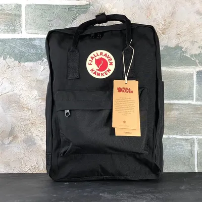 Рюкзак Fjallraven Kanken Classic черный 16л. Школьные рюкзаки для подростков  Портфели в школу для подростков (ID#1449047901), цена: 930 ₴, купить на  Prom.ua