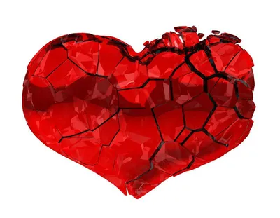 Разбитое сердце, алое внутри, …» — создано в Шедевруме
