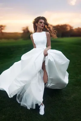 Фасоны простых свадебных платьев: в греческом, английском стиле, прямое  свадебное платье