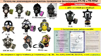 Противогаз ГП-7 (id 261965), купить в Казахстане, цена на Satu.kz