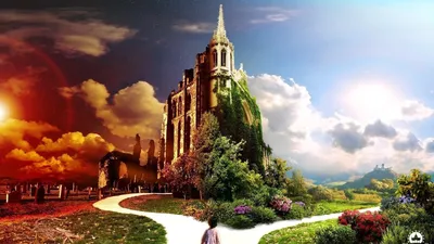 Строб рая Stairway неба к успех к путю Стоковое Фото - изображение  насчитывающей христианка, персона: 111042986