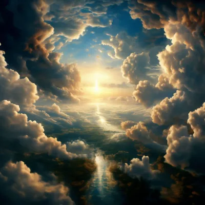 Рай в небе,над облаками,…» — создано в Шедевруме