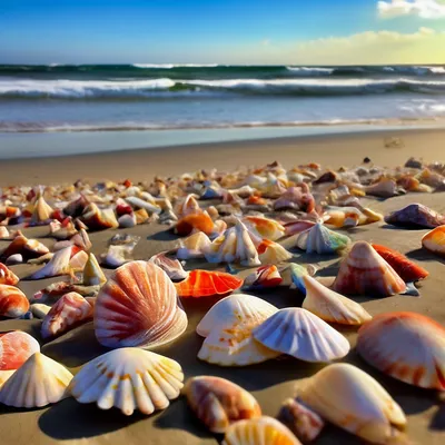 Раковина на пляже стоковое фото ©silvae 7100045