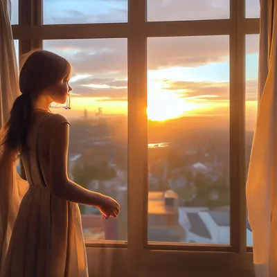 Краски утреннего неба из окна @yanka_slavyanka: — А почему сейчас стоим? —  Рассвет!.. Каждый рассвет — единственный в жизни! 🌅 😍 (м/ф… | Instagram