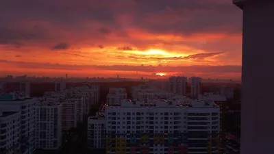 Город-рассвет. Барнаул засняли в лучах восходящего солнца