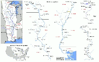 Река Миссисипи (69 фото) - 69 фото