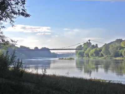 Летний вид на город Гродно с берега реки Неман - NewGrodno.By