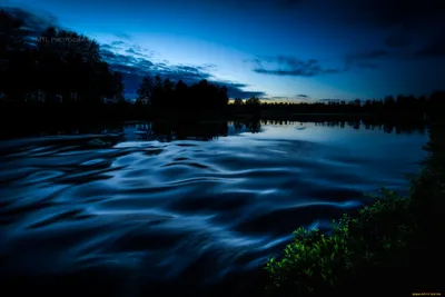 Лунная ночь на реке. Photographer Viktor Klimkin