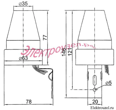 Фотореле Smartbuy, 10А 2200Вт IP44 sbl-fr-601 - выгодная цена, отзывы,  характеристики, фото - купить в Москве и РФ