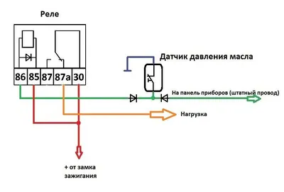 4 схемы включения реле после запуска двигателя автомобиля. | Двигатель,  Автомобиль, Электронная схема