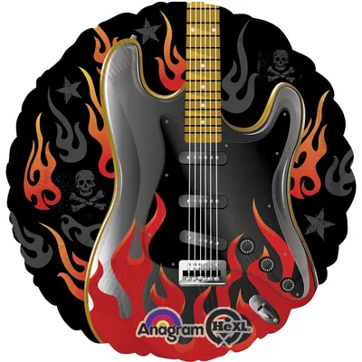 Картина маслом \"Hard Rock Guitar\" (Хард рок гитара) 80x80 DW181201 купить в  Москве