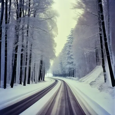 Русский лес,зима, пространство, …» — создано в Шедевруме