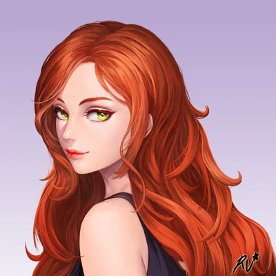 Рыжие - большая подборка женщин с рыжими волосами с пухлыми губами с карими  глазами со спокойным выражением лица - BEFASHION