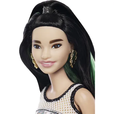 Купить мини-кукла Barbie Extra Minis с черными волосами HGP62/HGP64, цены  на Мегамаркет