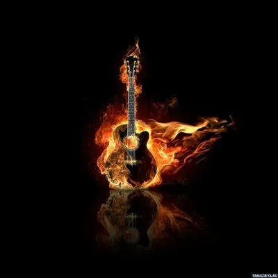 Огонь, #Гитара, #аватары, #картинки, #фото, #авы,  https://avatarko.ru/kartinka/14672 | Титаник, Гитара, Лучшие песни