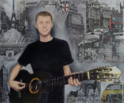 Гитарист (Портрет П. Васильева)