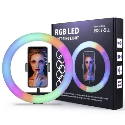 Кольцевая лампа MJ26 RGB LED Soft Ring Ligth 26cm (без штатива) — Товары  оптом для вашего бизнеса — MILENIY