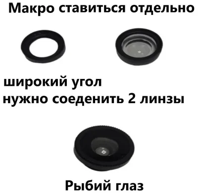 Набор линз LuazON для телефона: широкоугольная, макро и рыбий глаз 180  градусов (1154227) - Купить по цене от 225.00 руб. | Интернет магазин  SIMA-LAND.RU