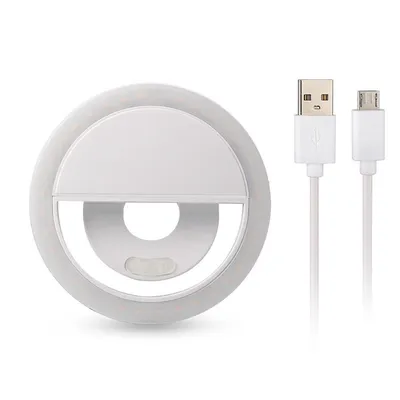 Светодиодное селфи кольцо Selfie Ring Light USB