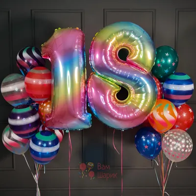 Цифры из воздушных шаров-1 - заказать в интернет-магазине воздушных шаров  ФлайСПб