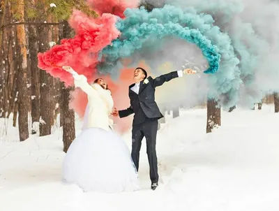 Фотосессия с цветным дымом. Отличные фотографии своих близких, своего  бизнеса или даже себя. СПб