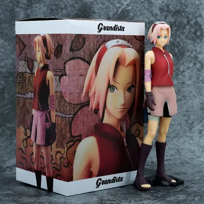 Аниме фигурка Наруто, Sakura Haruno / Сакура Харуно, 26см - купить с  доставкой по выгодным ценам в интернет-магазине OZON (1263917424)