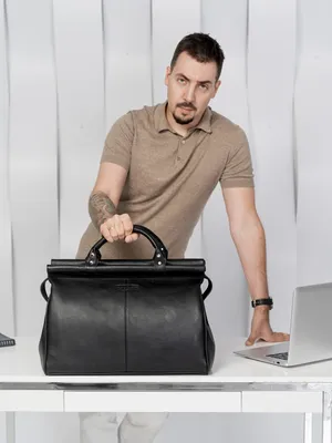 Саквояж, черный Bruno Perri L13625/1 - в интернет-магазине Портфели и сумки.